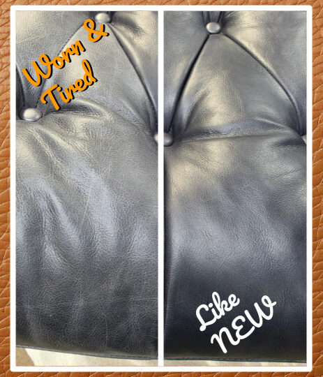 Sofa cusion before & after